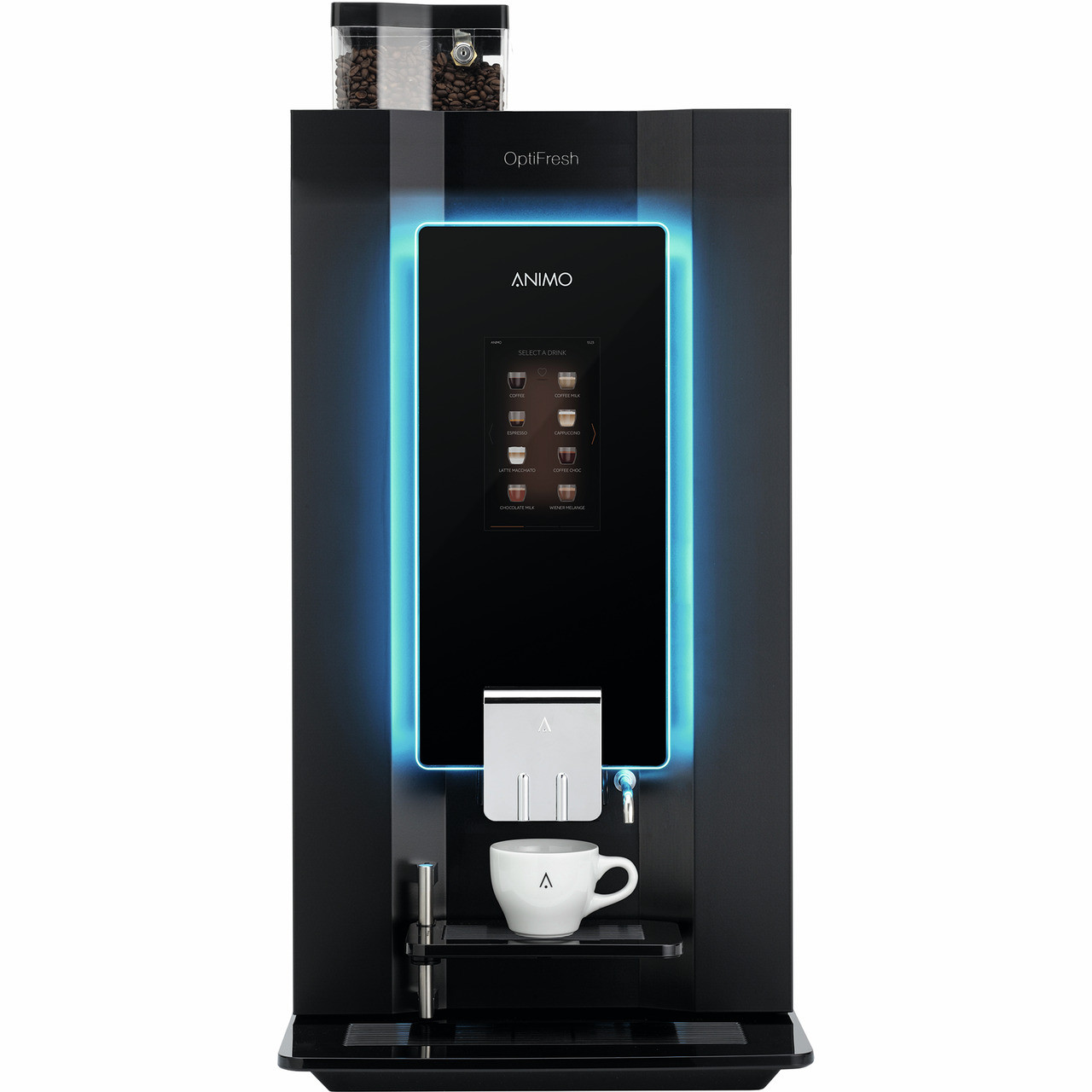 Kaffeevollautomat 1 x 2,20 l / OptiFresh Bean 1 Touch / schwarz